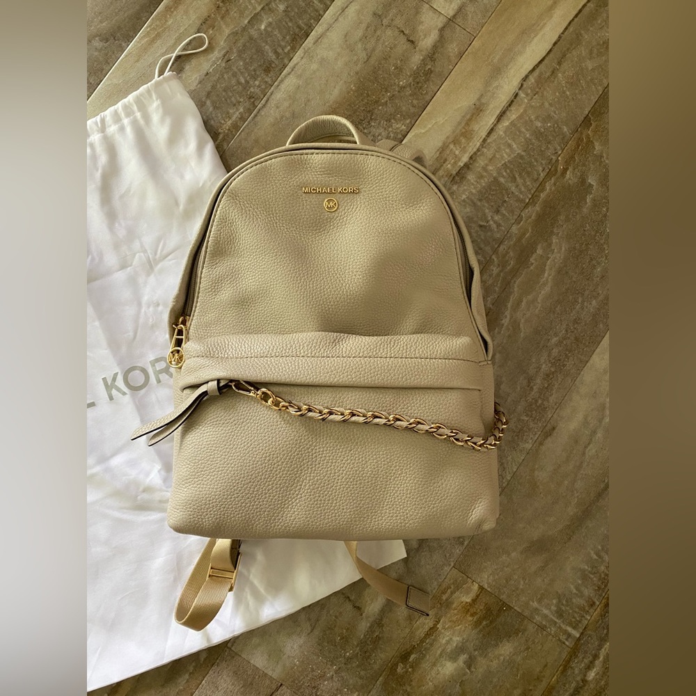 NWT Authentic Michael Kors Slater Leather Backpack